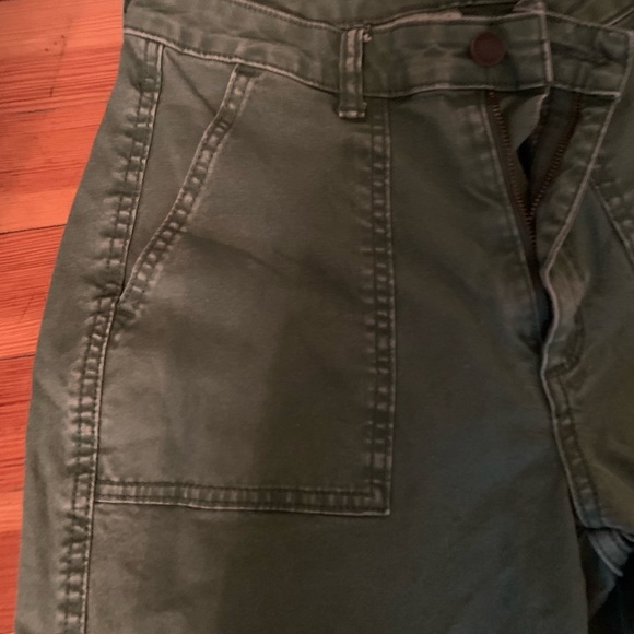 olive green utility pants size 00 - Picture 4 of 5